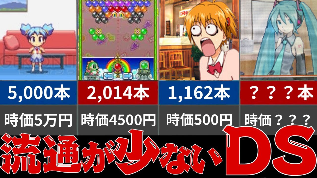 DSで売れなかったレアソフト15選！ - YouTube