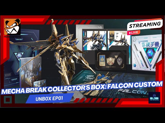 LIVE UNBOX EP01] Mecha BREAK Collector's Box: FALCON CUSTOM - YouTube
