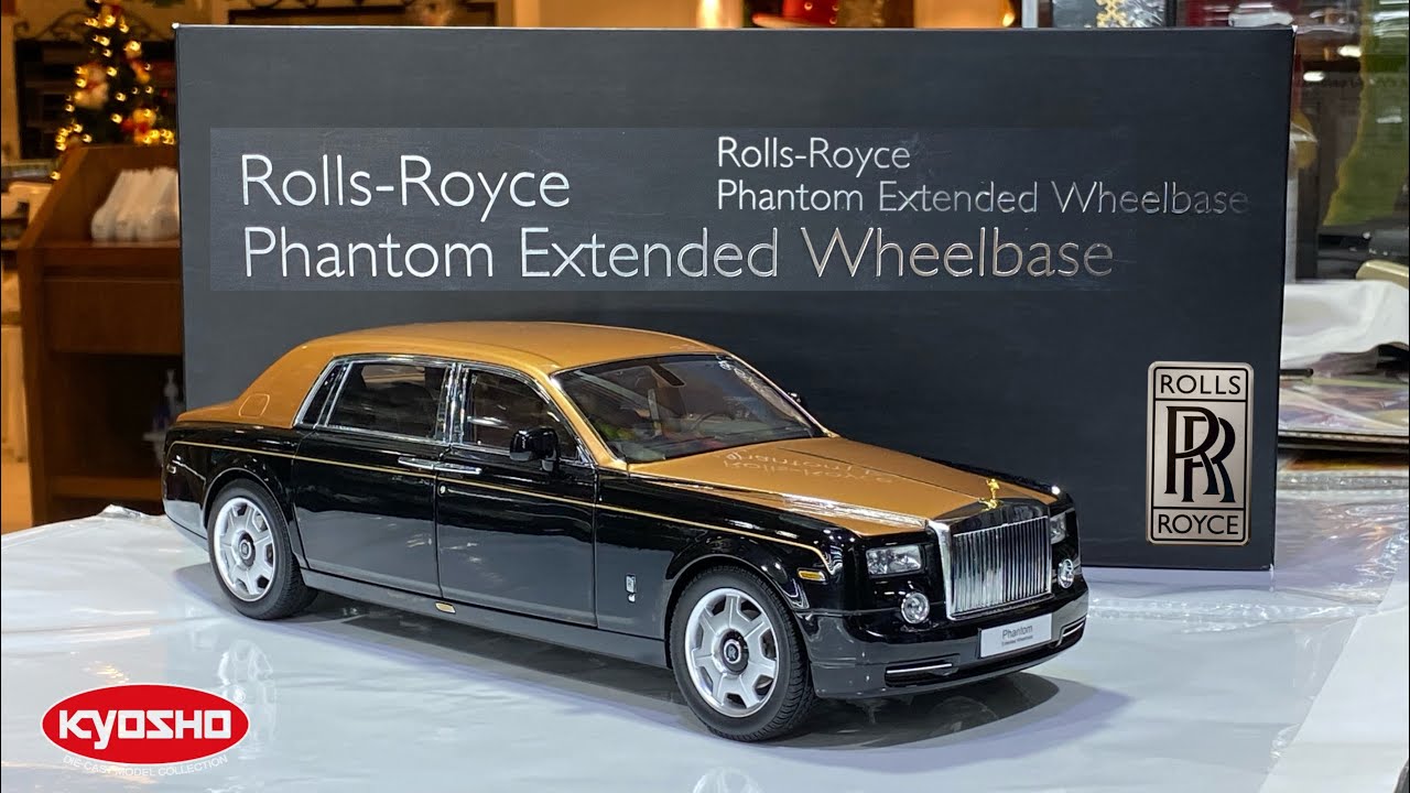 Kyosho Rolls-Royce Phantom Extended Wheelbase Scale 1:18 Black