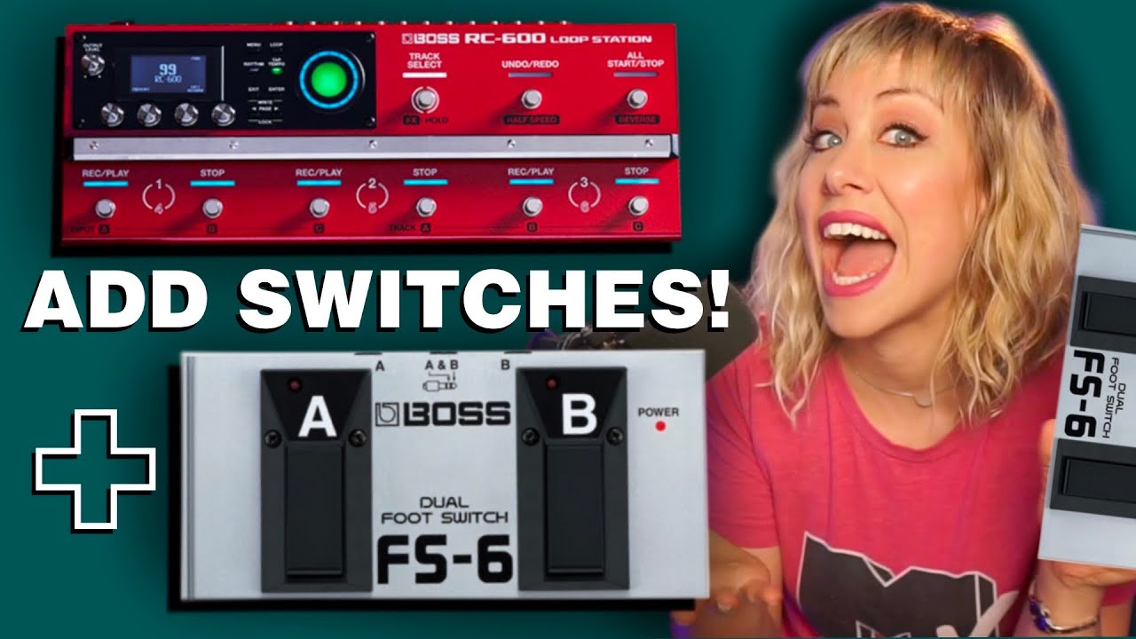 Set up Boss FS-6 for the RC-600 Loop Station - YouTube
