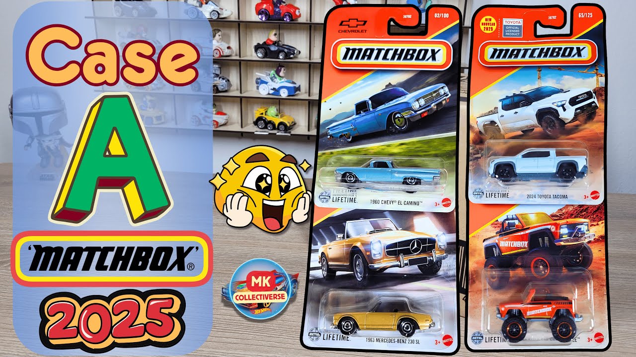 Matchbox 2025 Case A Mix 1 Unboxing - YouTube