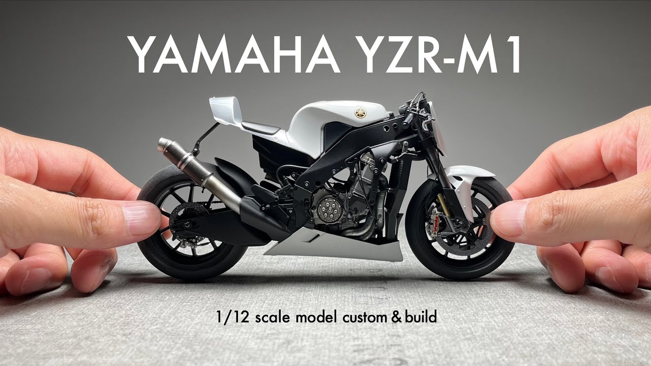 Building Tamiya 1/12 Yamaha YZR-M1 Scale Model Custom - YouTube