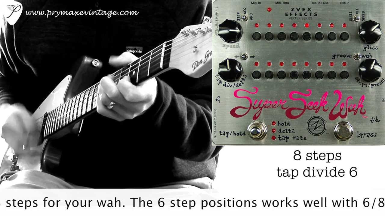 ZVEX Effects Super Seek Wah Filter - YouTube