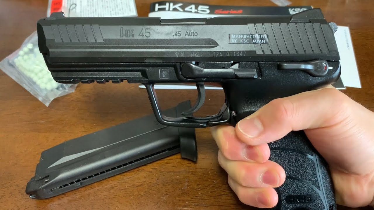 HK45 スライドHW KSCガスブローバック 購入レビュー【ハンドガン