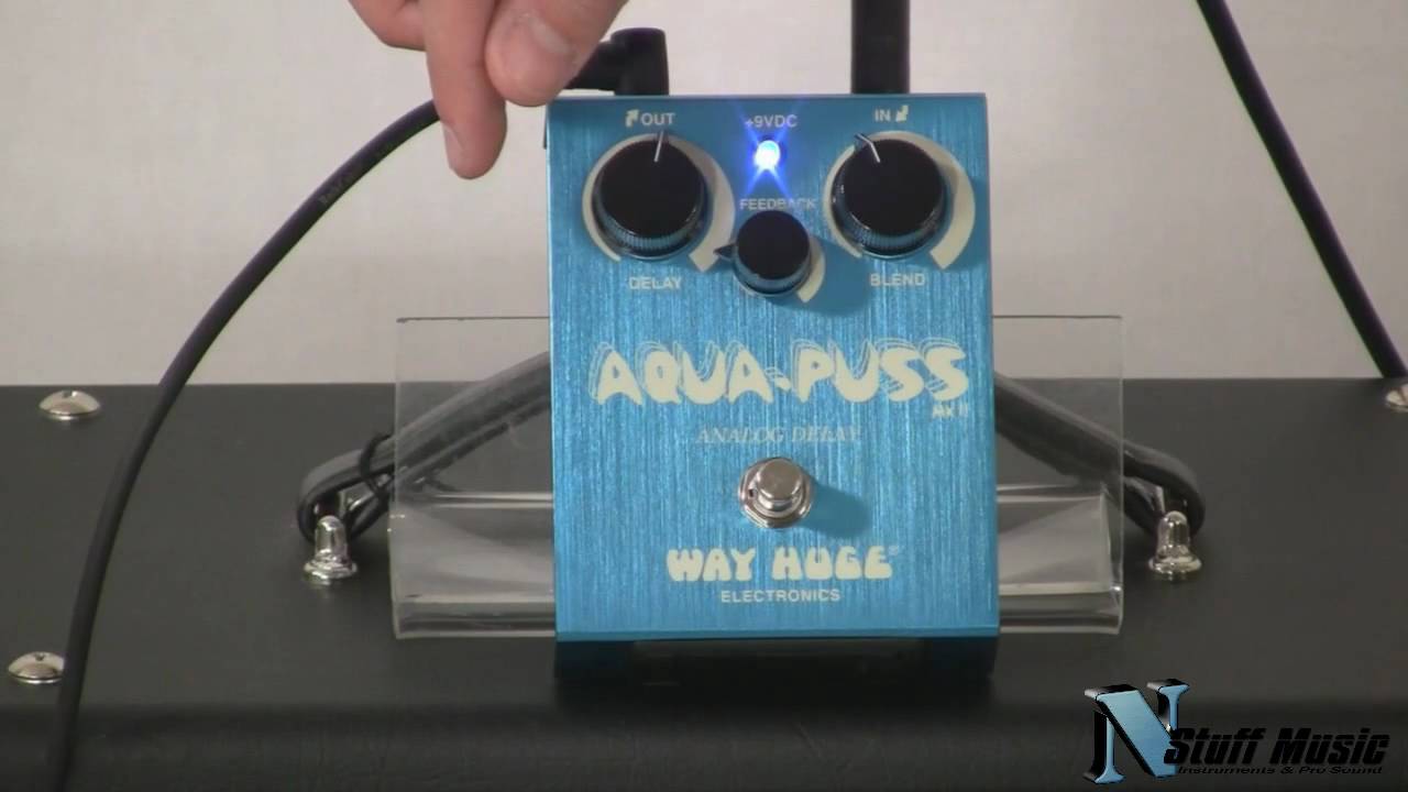 Way Huge Aqua Puss Mk II Delay Pedal - YouTube
