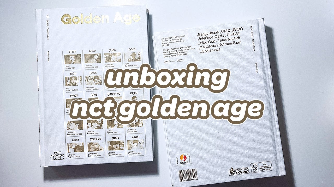 Unboxing ♡ NCT 2023 엔시티 2023 Golden Age ♡ Archiving version
