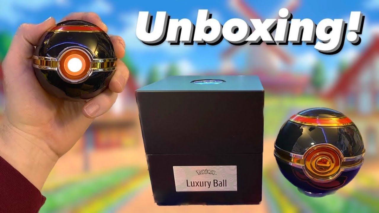 Pokémon Luxury Ball Replica by The Wand Company Unboxing! - YouTube