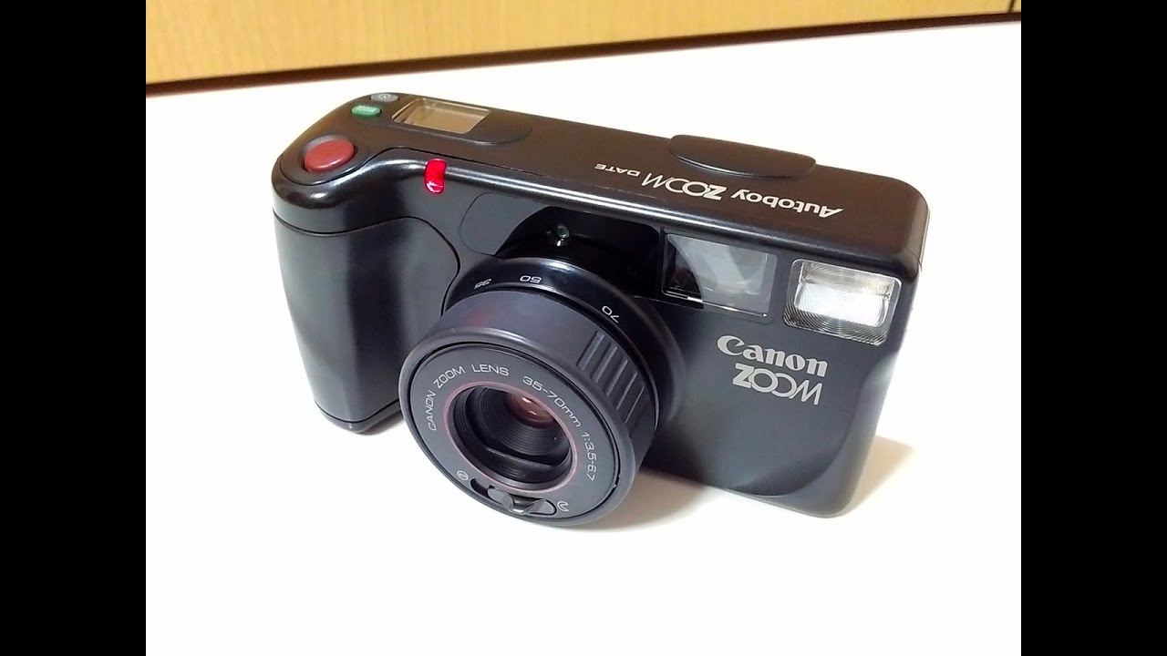 CANON Autoboy ZOOM DATE 35mm Film Camera - YouTube