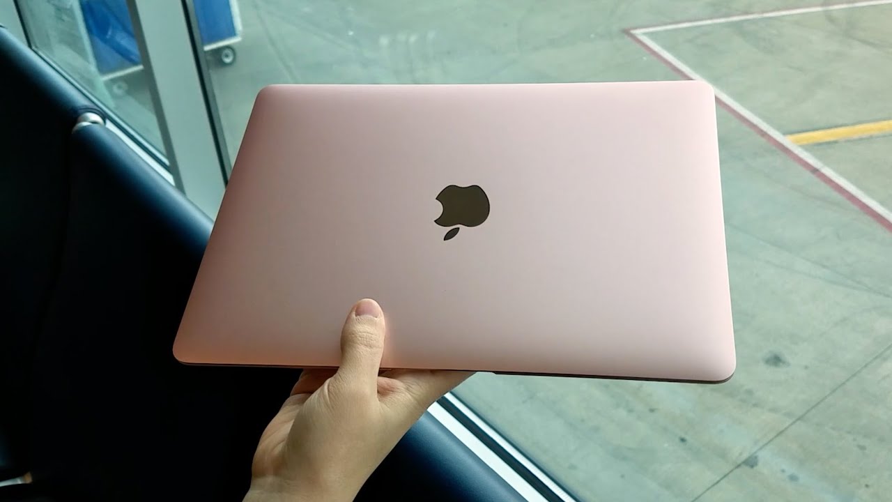 MacBook 2016 (Rose Gold): Unboxing and Goals || Filmed with S7