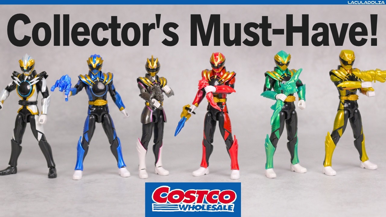 Eng sub】コストコ限定！ 武器もセットのフィギュアたち 【ゴジュウ