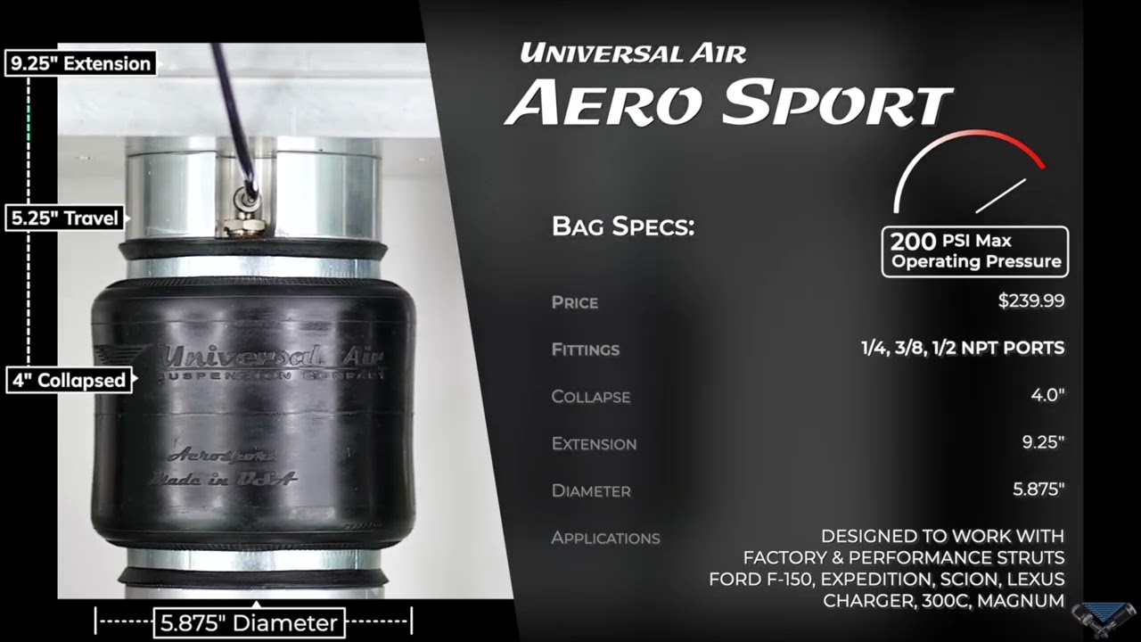 Aerosport, By Universal Air : Strut Air Spring