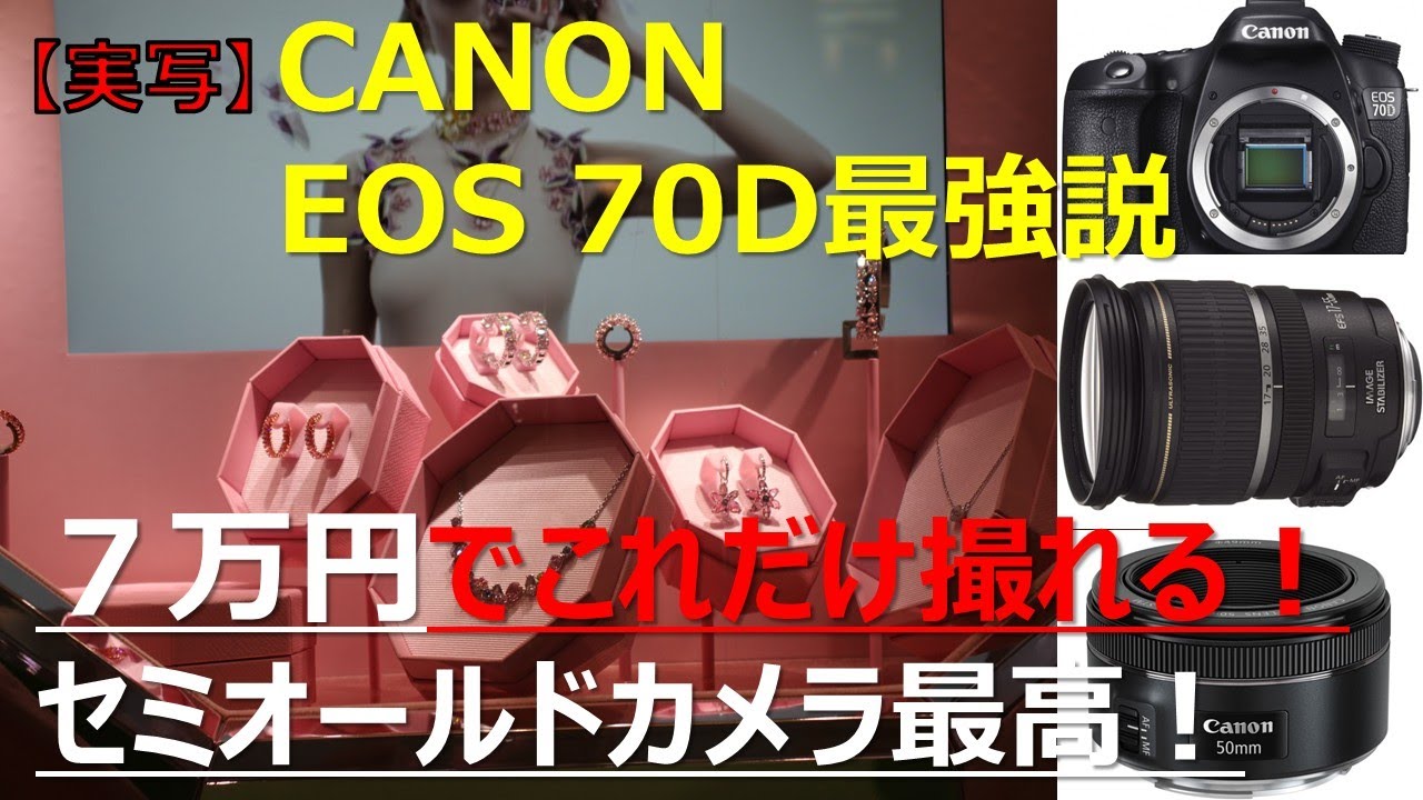 実写】CANON EOS70D最強説 7万円でこれだけ撮れる！ 横浜で実写してい