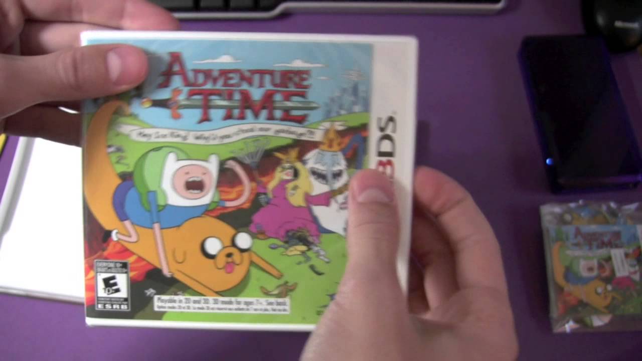 Adventure Time: 3DS Collectors addition unboxing! - YouTube