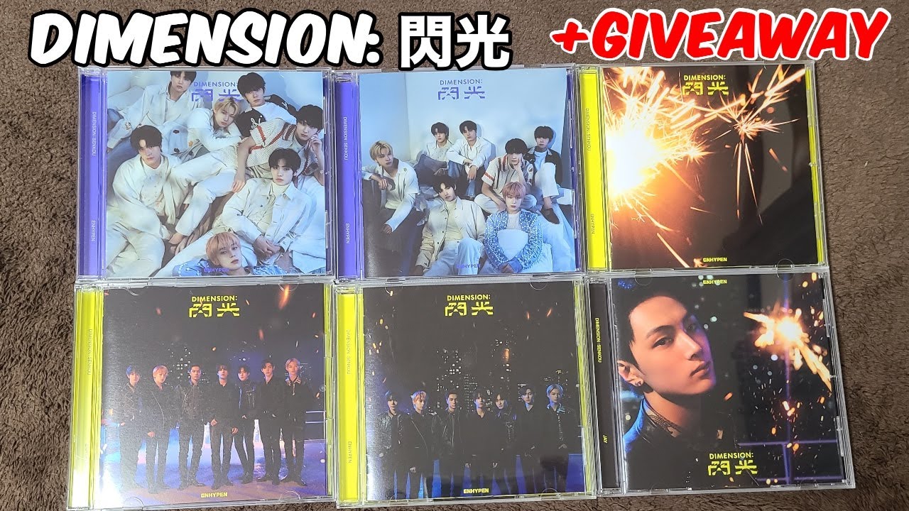 Enhypen DIMENSION : 閃光 2nd Japanese Single + Album Giveaway