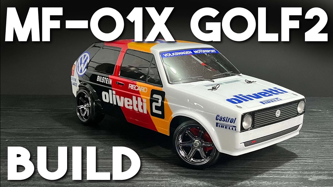 MF-01XのゴルフⅡをカスタムカラーで作る！ Tamiya MF 01X chassis