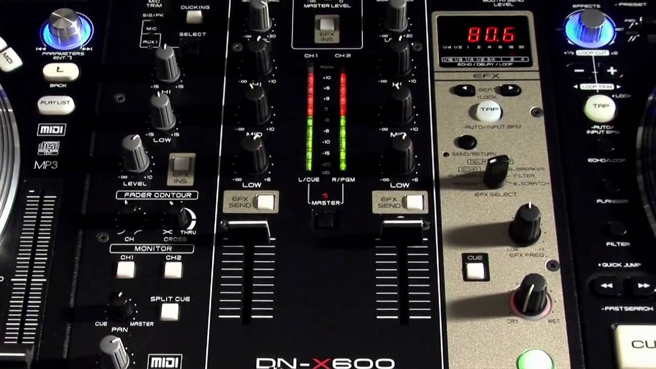 Denon DN-X600 mixer overview - YouTube
