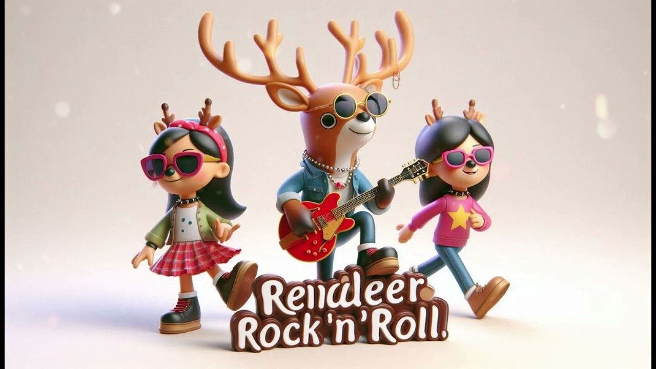 Reindeer Rock 'n' Roll 2 | A Jolly Holiday Jam! 🎸🦌🎶 - YouTube