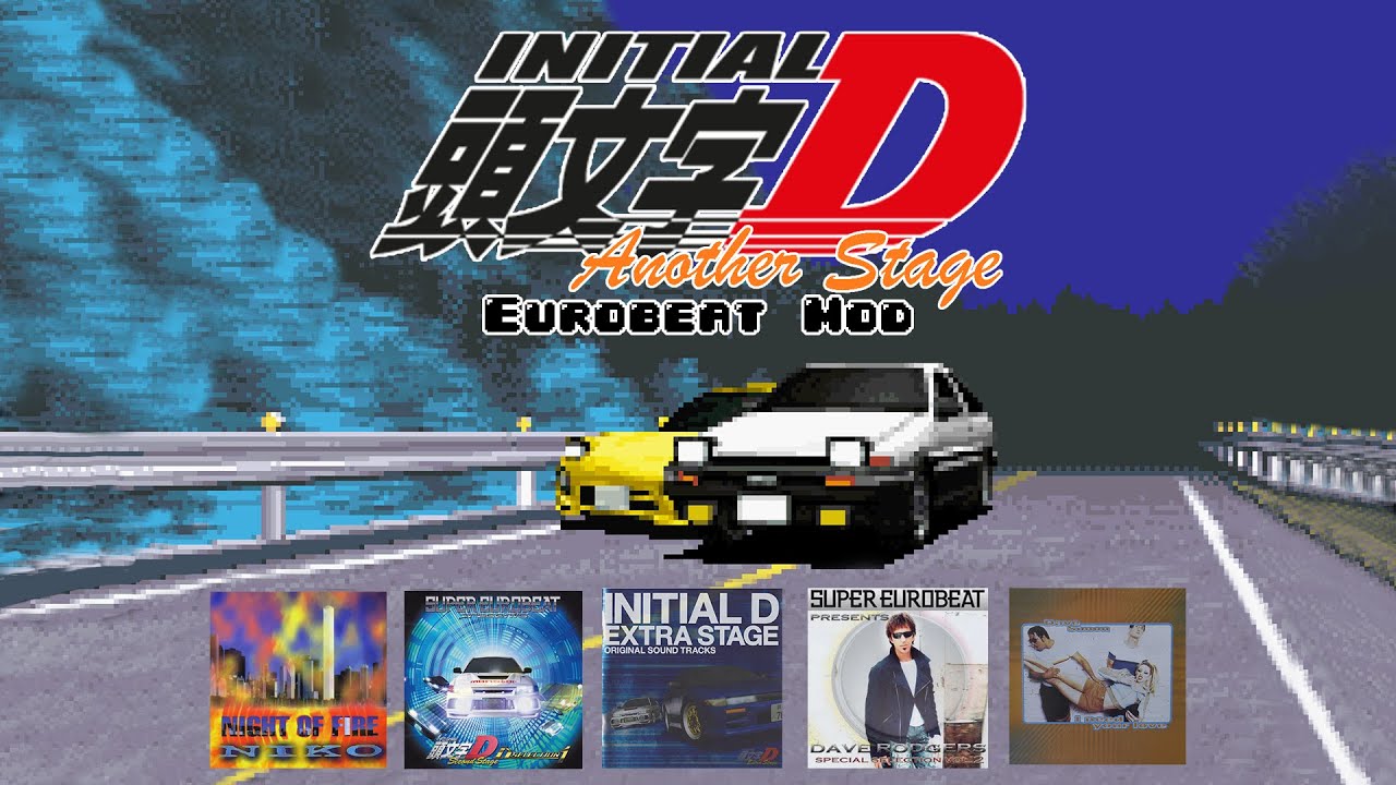 Initial D Another Stage -Eurobeat Mod v.1.1- ~Full Playthrough