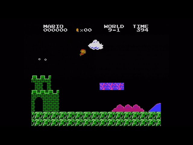 FC] スーパーマリオブラザーズ 裏技 ワールド9-1 - YouTube