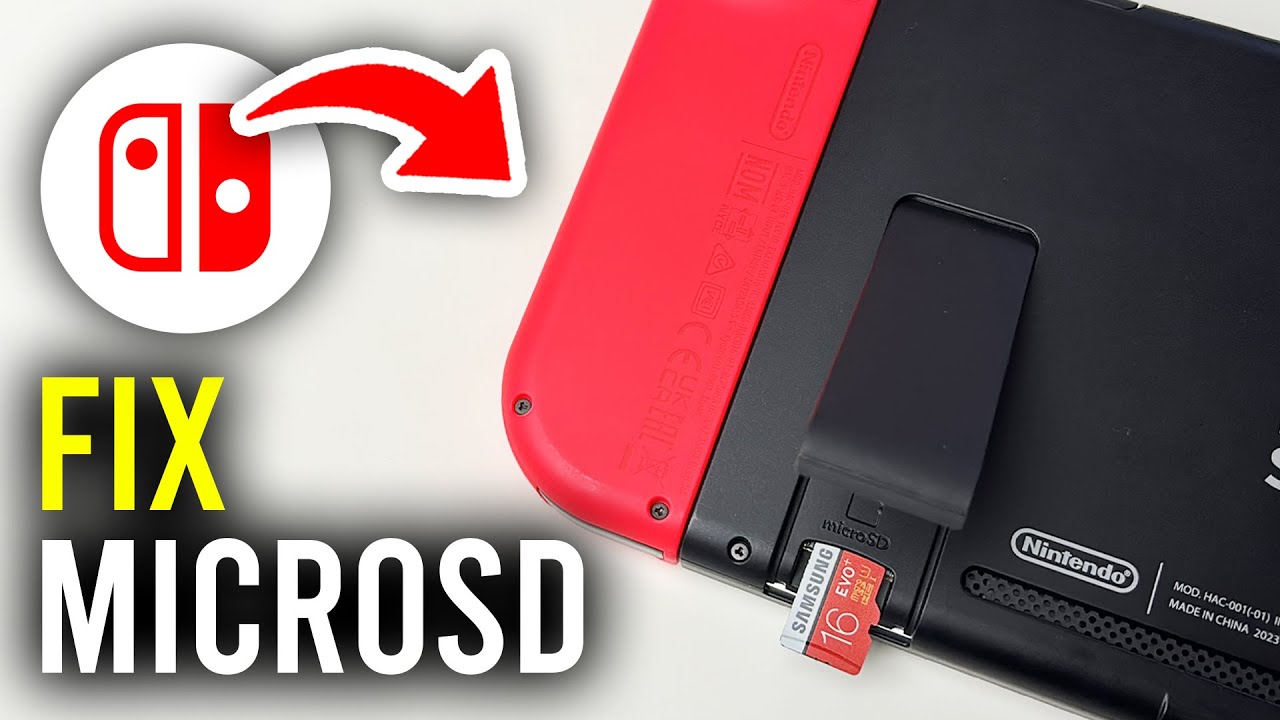 How To Fix MicroSD Card Not Working In Nintendo Switch - Full