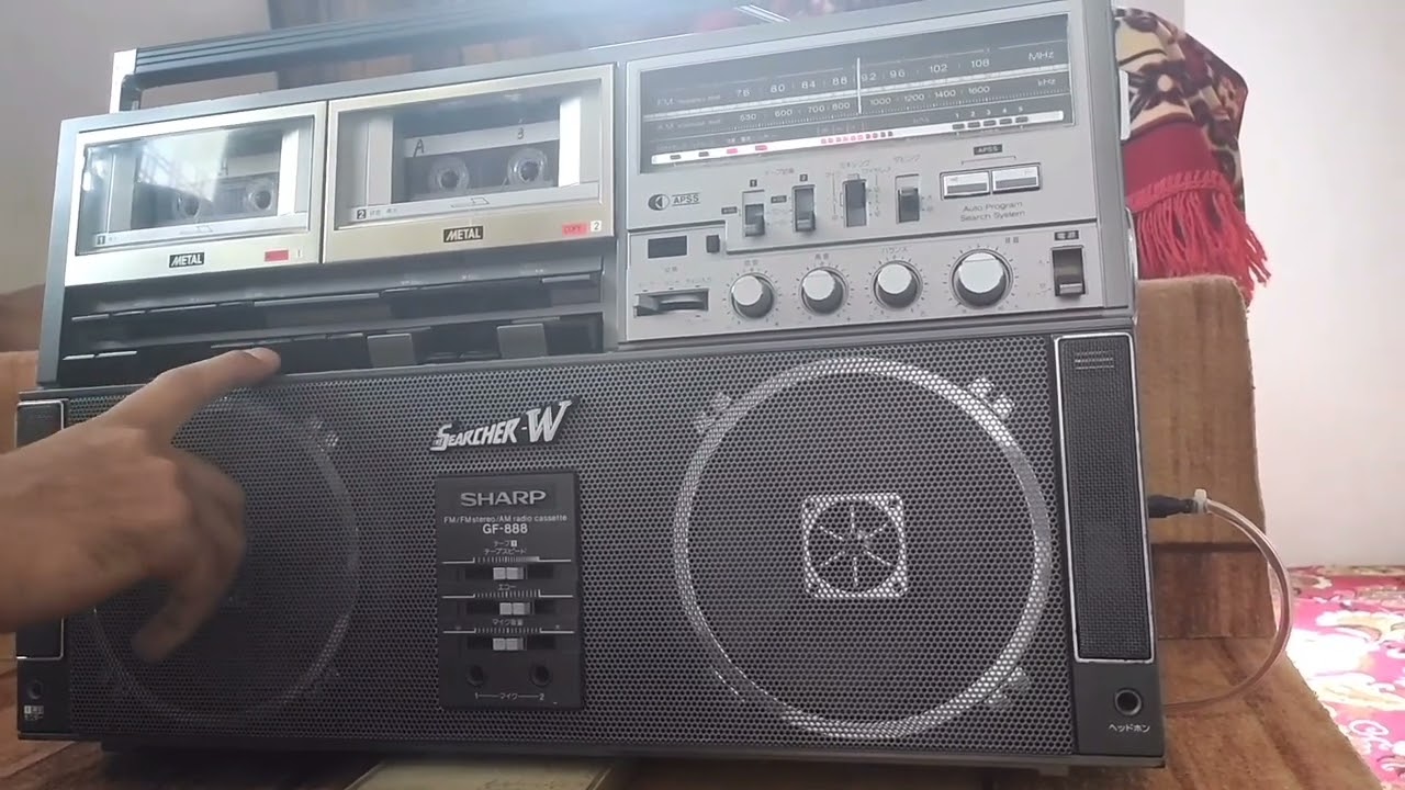 SHARP GF-888 BOOMBOX, JAPAN TESTING-9149832005 #trending #testing