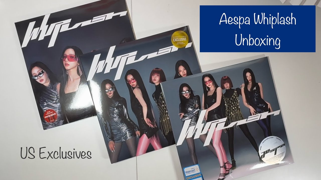 Unboxing: Aespa Whiplash Part 1: US Exclusives [Target, Barnes