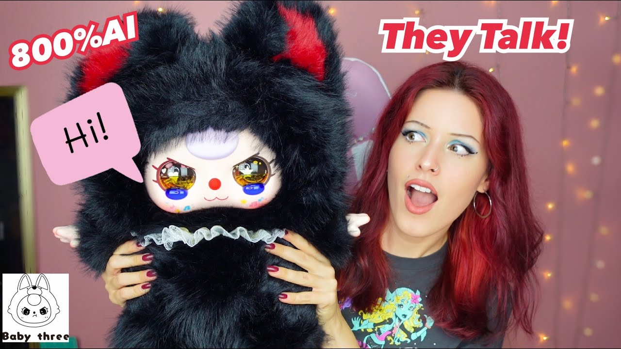 Baby Three 800 AI Talking ROBOT Plush - YouTube