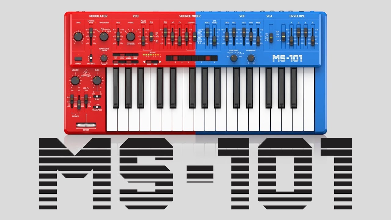 behringer MS-101 製品紹介 - YouTube