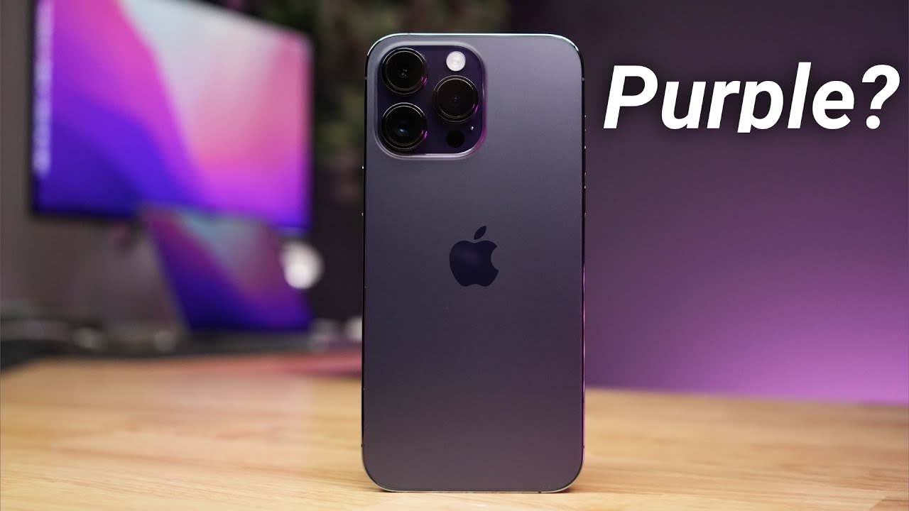I Gave In and Bought a Deep Purple iPhone 14 Pro Max - YouTube