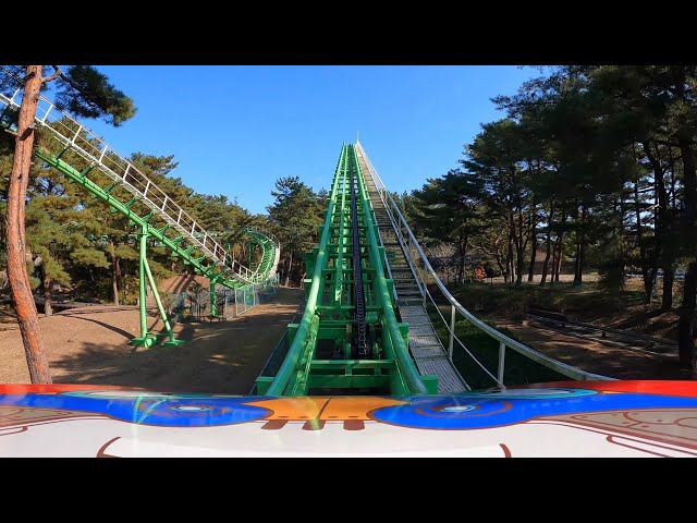 4K60P】国営ひたち海浜公園 林間ジェットコースター / Forest roller