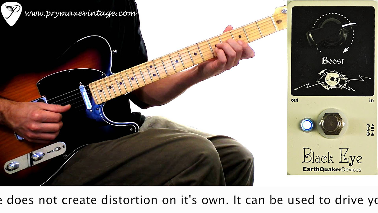 Earthquaker Devices Black Eye Boost - YouTube
