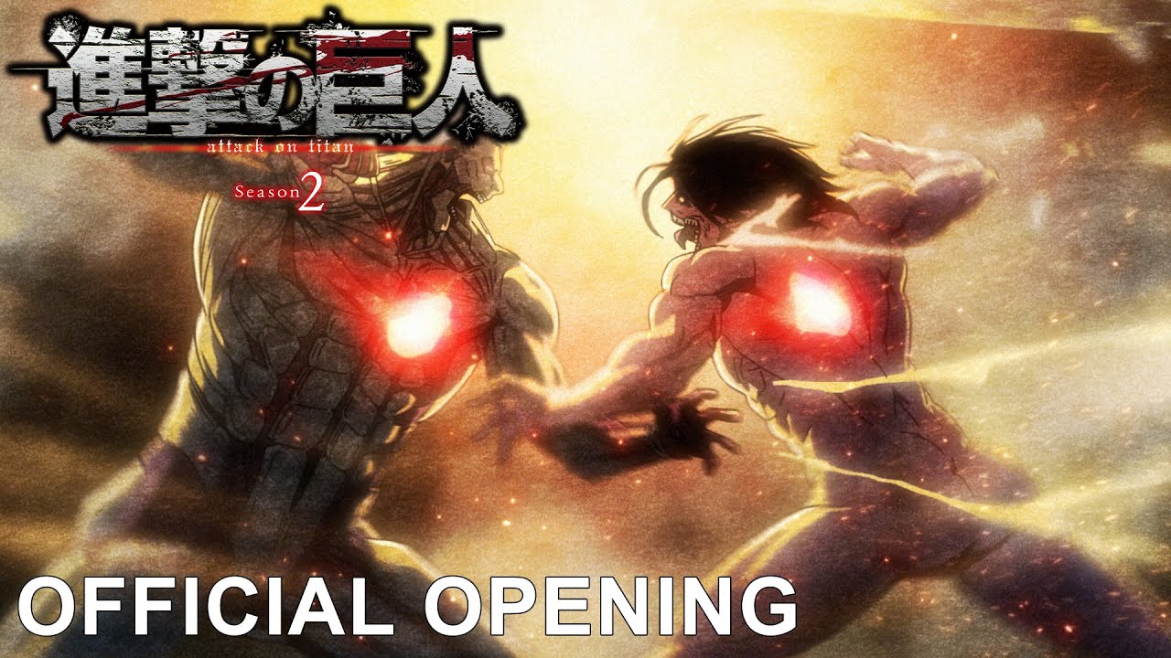 Attack on Titan Season 2 Opening Movie｜Linked Horizon「Shinzou wo