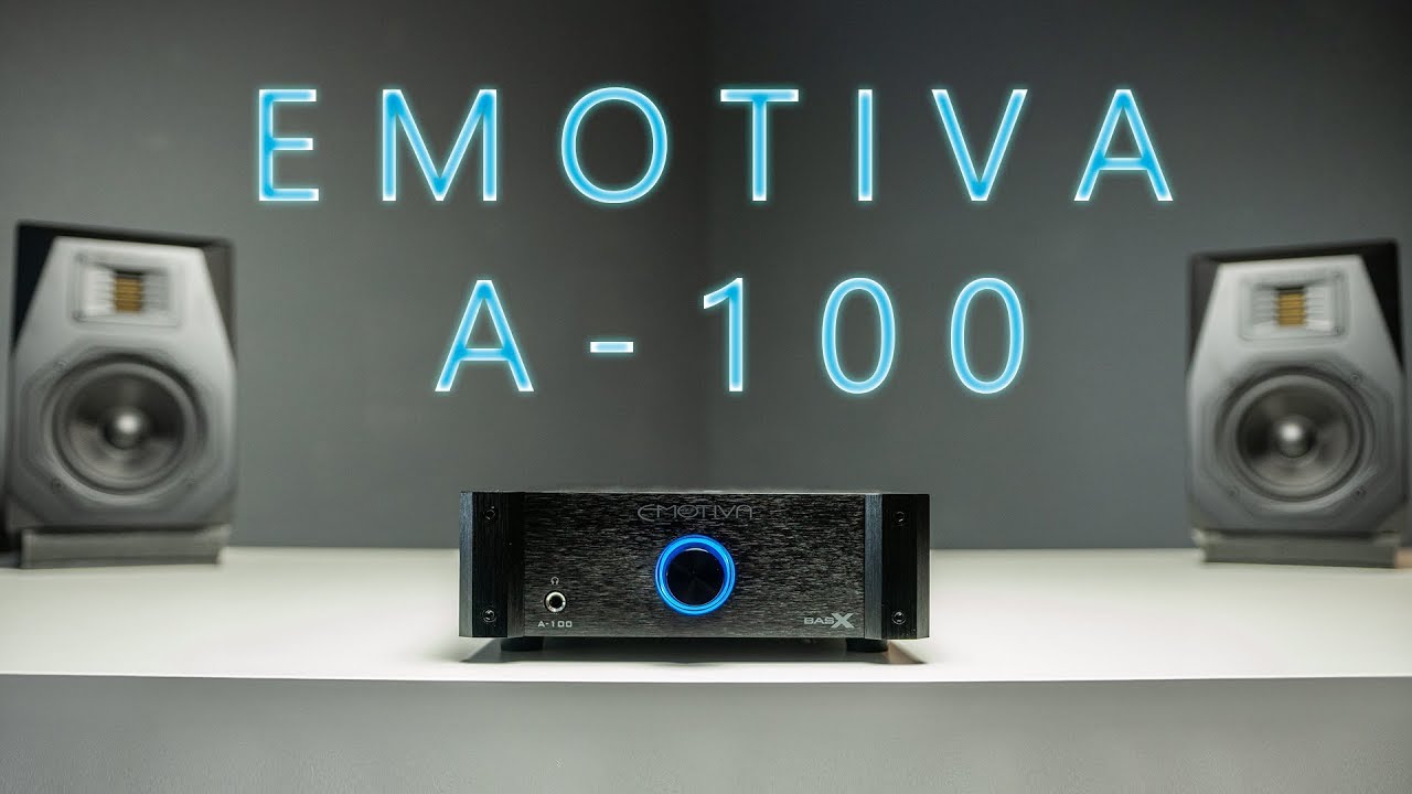 Emotiva Bas-X A-100 Review (50W Headphones / Speaker Amp) - YouTube