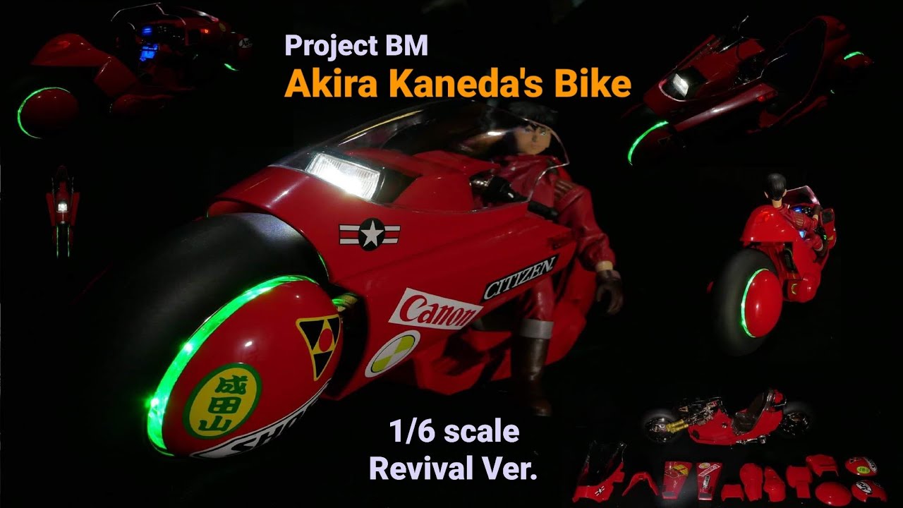 Project BM Akira Kaneda's Bike 1/6 Scale Revival Version Medicom