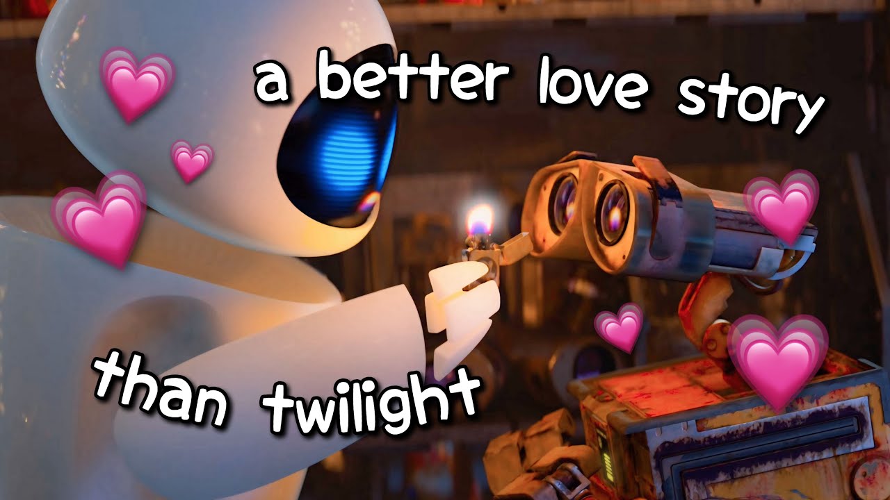 WALL-E & EVE being in love for 5 and a half minutes straight - YouTube