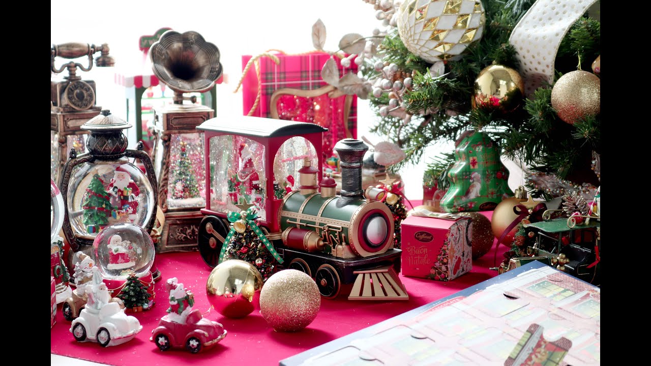 クリスマス バブルLEDライト サンタ＆トレイン (オルゴール8曲) - YouTube