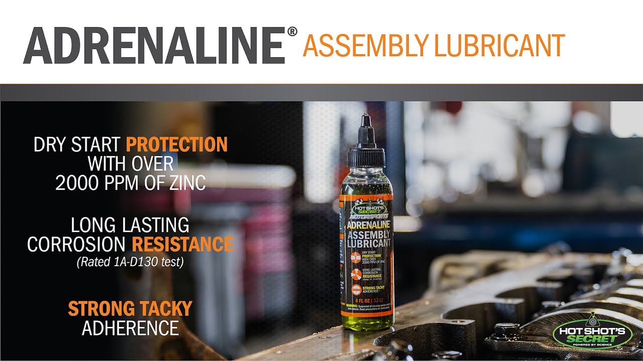 Adrenaline® Assembly Lubricant - 4oz | Hot Shot's Secret