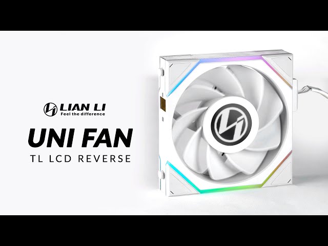 This Fan Has A SCREEN - Lian Li Uni Fan TL LCD Reverse 120mm - YouTube