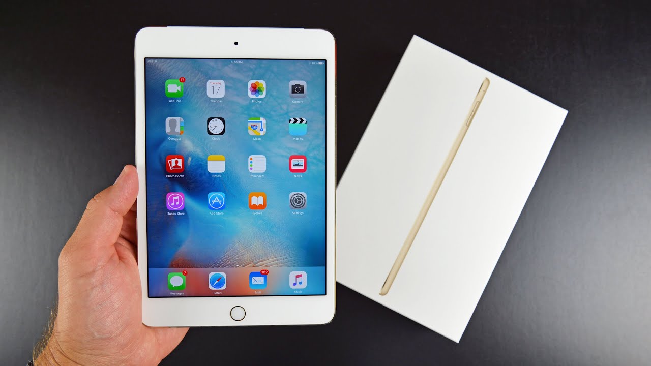 Apple iPad mini 4: Unboxing & Review - YouTube
