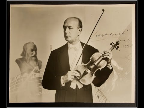 Joseph Szigeti - Brahms : Violin Concerto in D Op.77 - 1st Mvt
