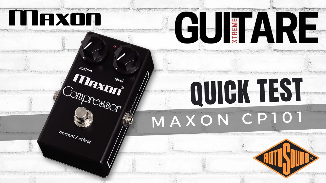 MAXON CP101 COMPRESSOR + FENDER ERIC JOHNSON STRAT + FENDER