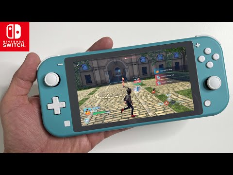 Pokémon Legends: Z-A on Nintendo Switch LITE Gameplay - YouTube