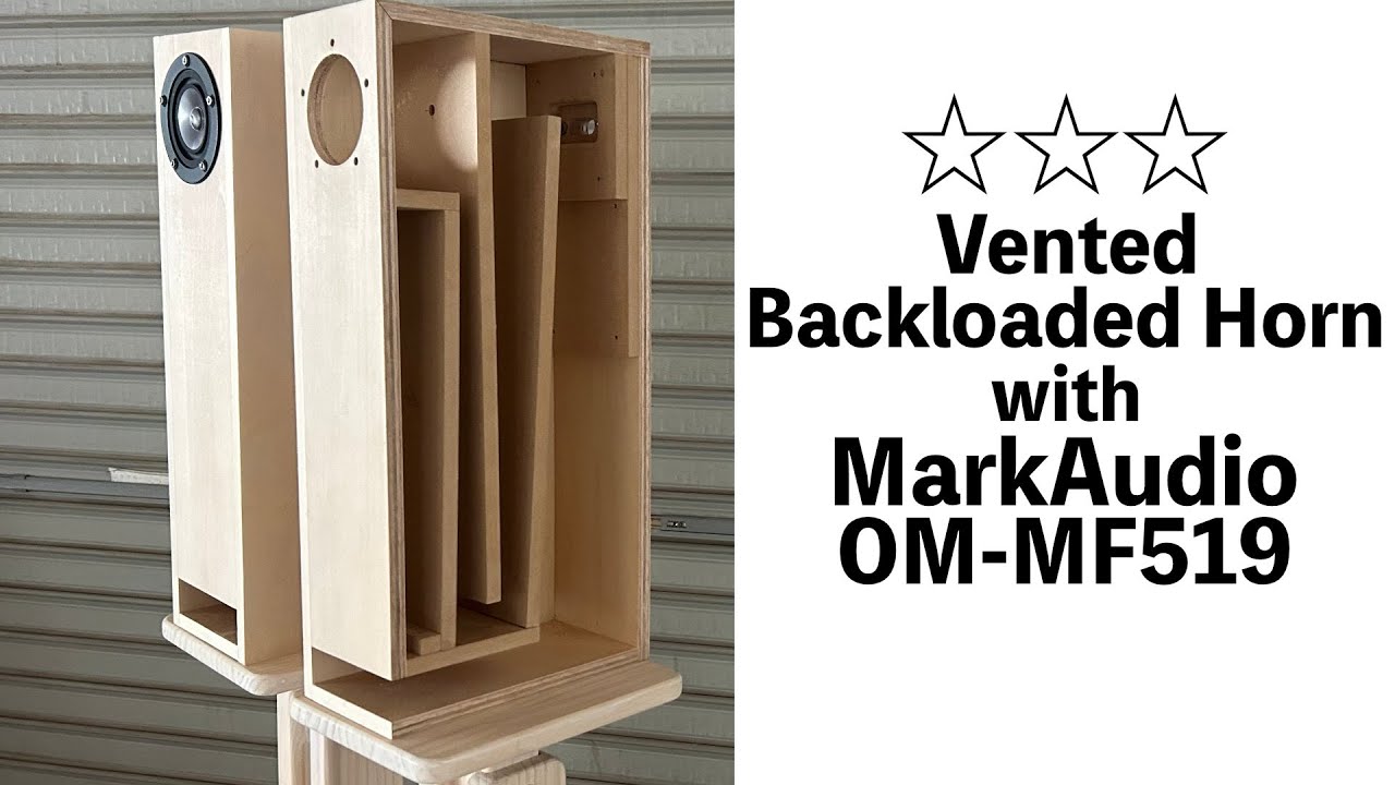 Homemade Speakers] I built a ducted back-loaded horn, the Three