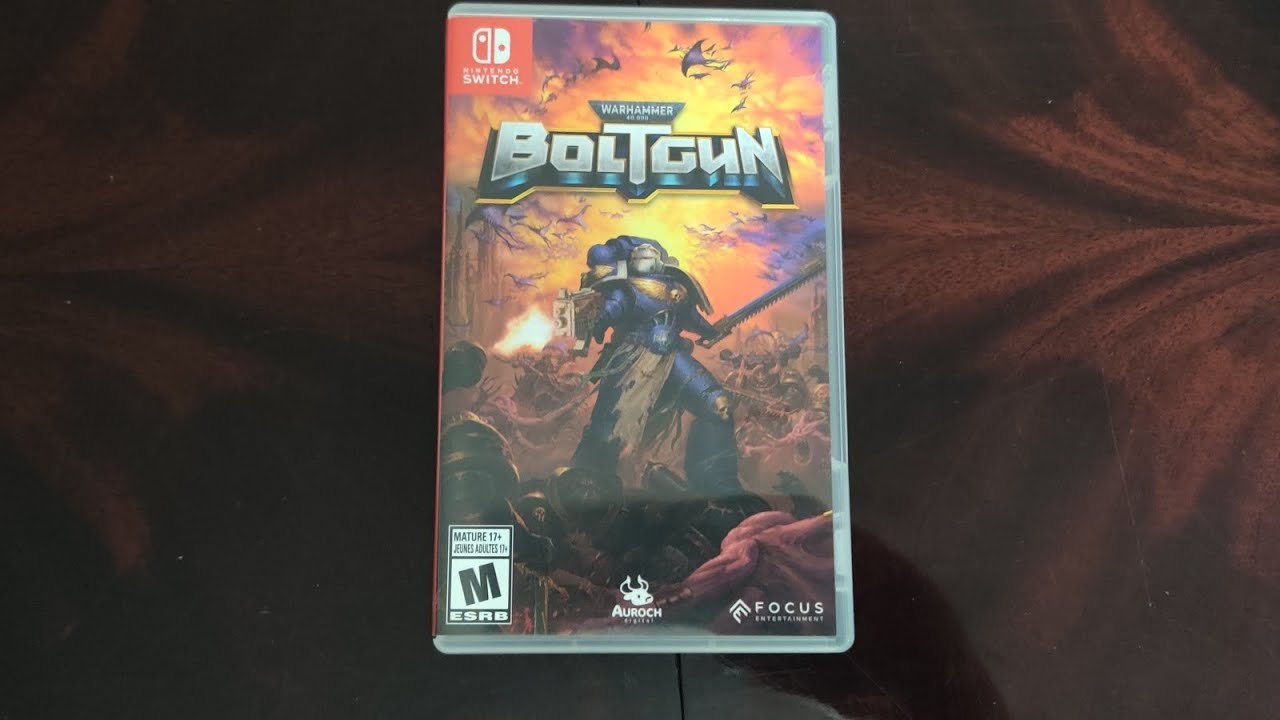 Warhammer 40,000 Boltgun Nintendo Switch Unboxing Video - YouTube