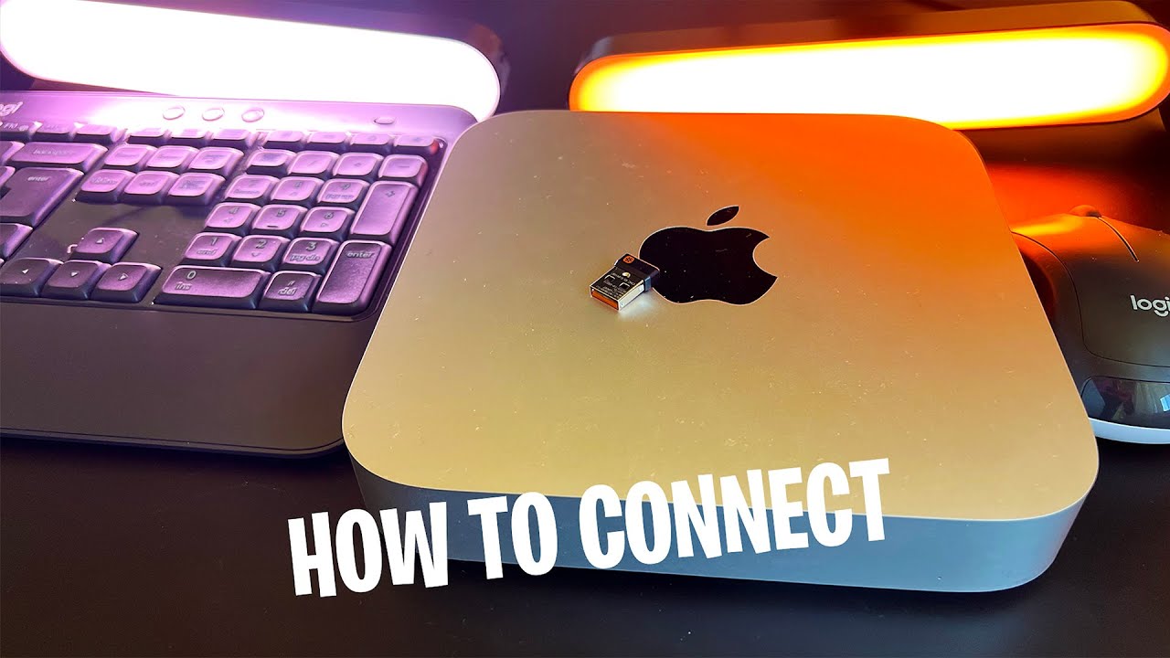 Mac Mini M1 Logitech Keyboard Mouse - How To Connect - YouTube