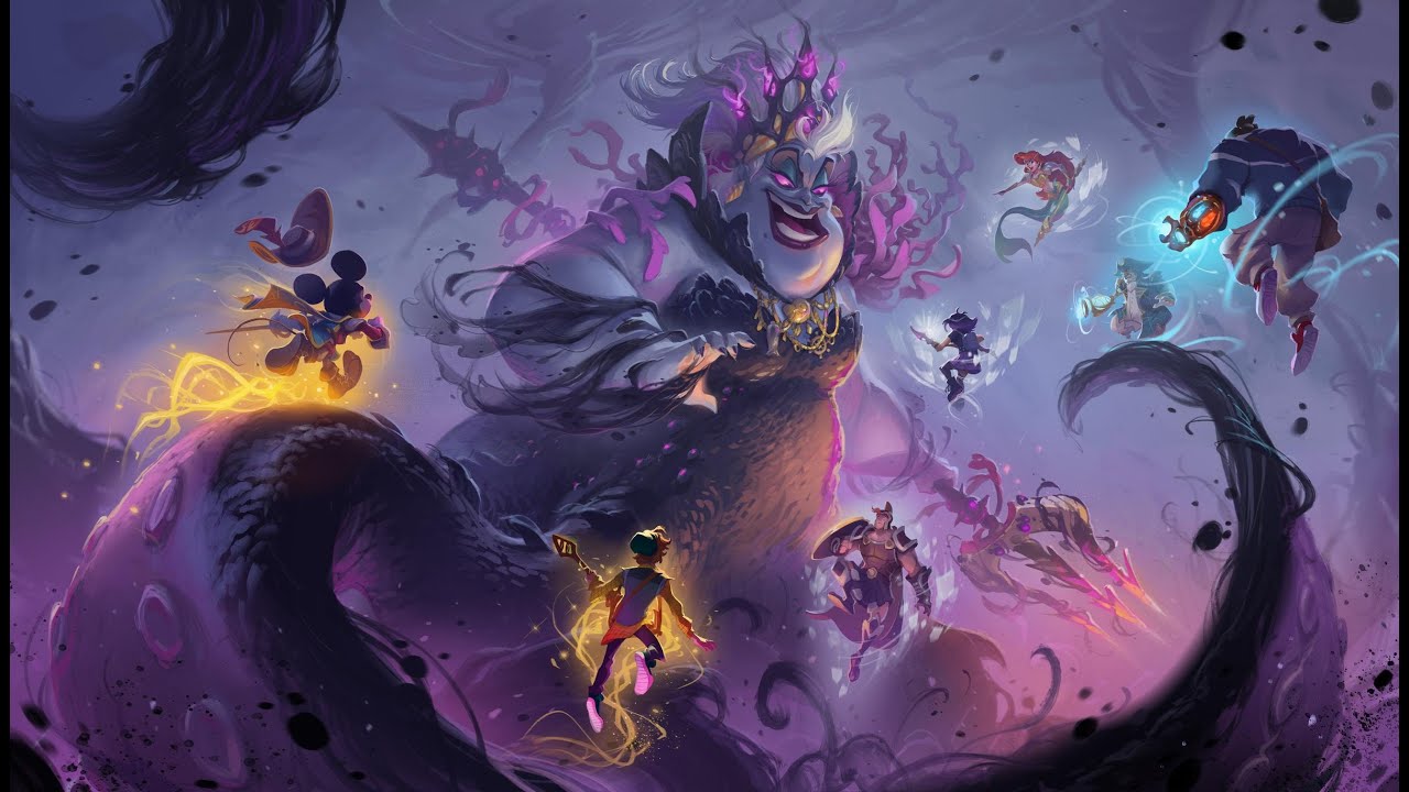 公式】ディズニー・ロルカナ・TCG トレーラー「逆襲のアースラ」 - YouTube