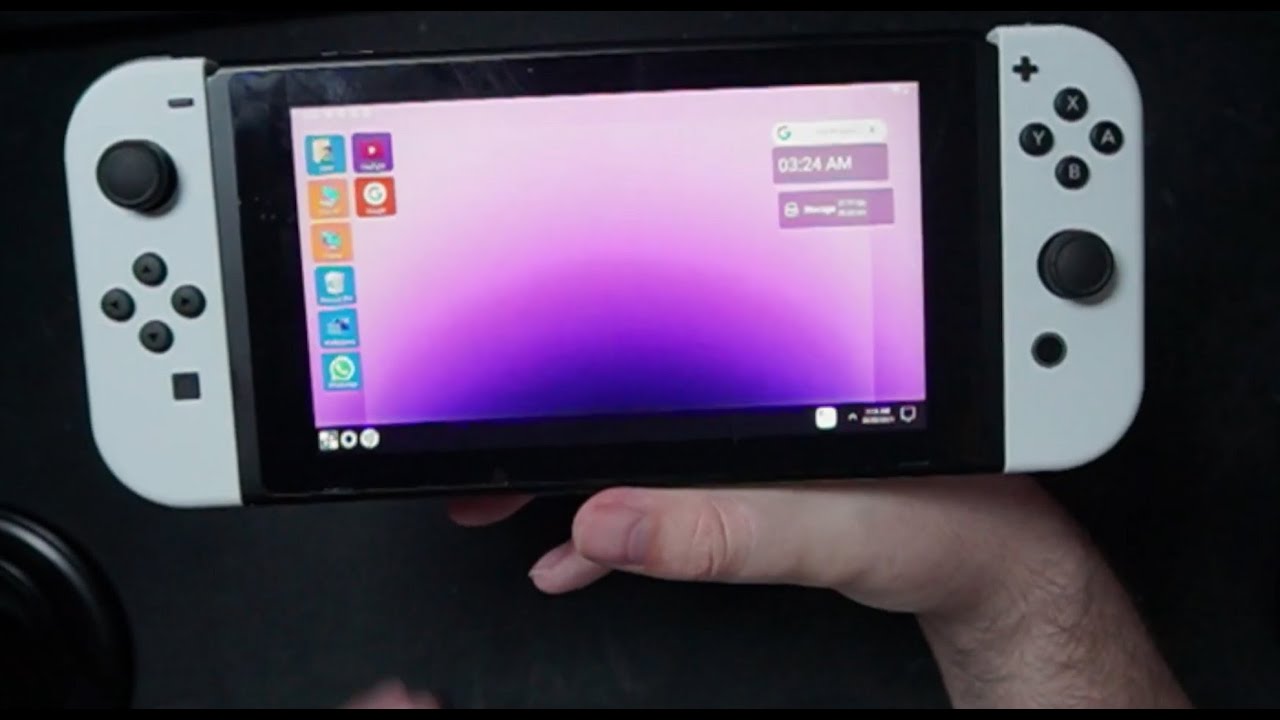 SO I INSTALLED A WINDOWS 10 LAUNCHER ON A NINTENDO SWITCH!!| IT