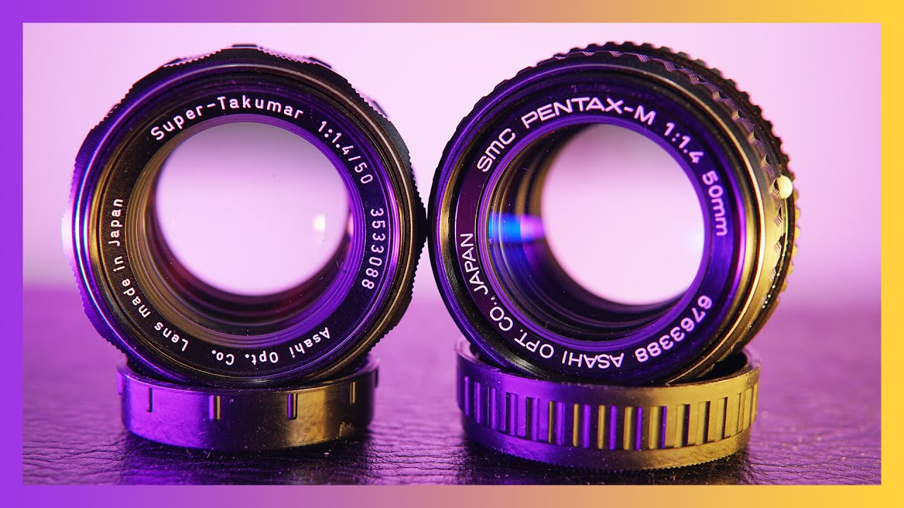 Super Takumar VS Asahi Pentax-M 50mm f1.4 - vintage lens