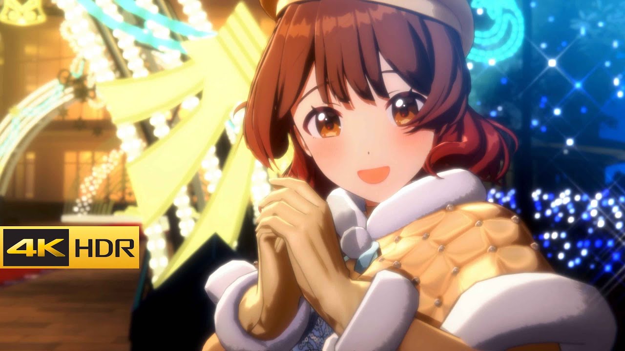 4K HDR「White Night! White Wish!」 (花海佑芽 SSR)【学マス/学園