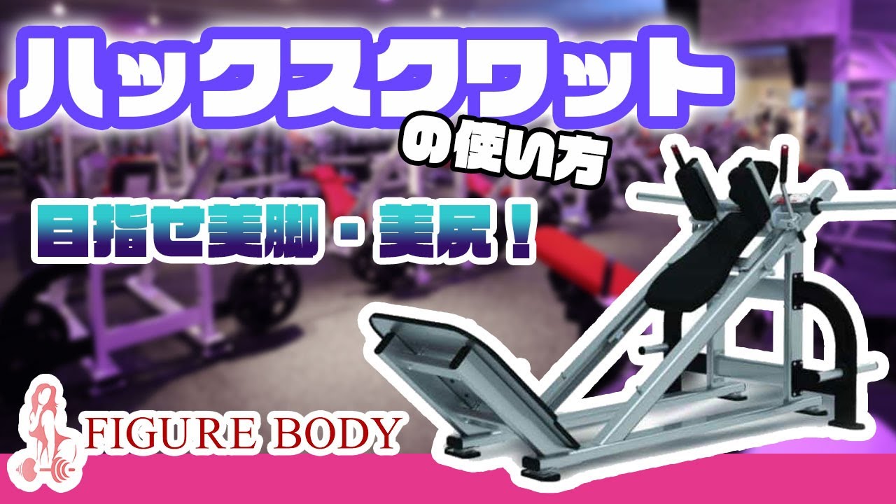 美脚美尻】ハックスクワット - YouTube